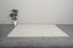 Handmade Beni Ourain Rug 6.8x9.6 ft - Wool Moroccan Berber Rug