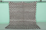 Classic Moroccan Berber Rug - Neutral Diamond Pattern