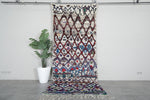 Handmade Boucherouite Rug 4.3 x 10.8 FT