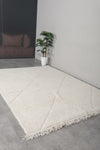 Handmade Beni Ourain Rug 6.8x9.6 ft - Wool Moroccan Berber Rug