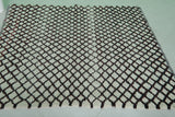 Classic Moroccan Berber Rug - Neutral Diamond Pattern