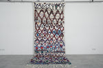 Handmade Boucherouite Rug 4.3 x 10.8 FT