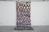 Handmade Boucherouite Rug 4.3 x 10.8 FT