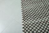 Classic Moroccan Berber Rug - Neutral Diamond Pattern