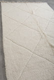 Handmade Beni Ourain Rug 6.8x9.6 ft - Wool Moroccan Berber Rug