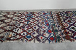 Handmade Boucherouite Rug 4.3 x 10.8 FT