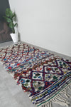 Handmade Boucherouite Rug 4.3 x 10.8 FT