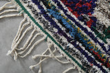 Handmade Boucherouite Rug 4.3 x 10.8 FT