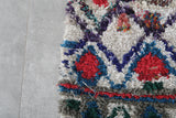 Handmade Boucherouite Rug 4.3 x 10.8 FT