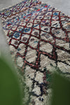 Handmade Boucherouite Rug 4.3 x 10.8 FT