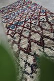 Handmade Boucherouite Rug 4.3 x 10.8 FT