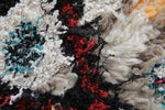 Handmade Boucherouite Rug 4.3 x 10.8 FT