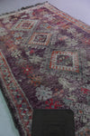 Vintage Moroccan Rug 6.3 x 10.2 Ft Handwoven Floral Pattern | Boho Home Decor