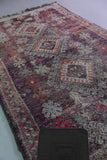 Vintage Moroccan Rug 6.3 x 10.2 Ft Handwoven Floral Pattern | Boho Home Decor