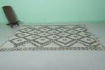 Elegant Moroccan Rug - 5.6 x 8.8 FT | Berber-Inspired Diamond Pattern