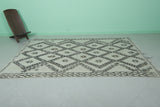 Elegant Moroccan Rug - 5.6 x 8.8 FT | Berber-Inspired Diamond Pattern