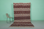 Zemmour Moroccan Blanket 5.3 x 9.4 FT – Handwoven Heritage Textile