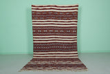 Zemmour Moroccan Blanket 5.3 x 9.4 FT – Handwoven Heritage Textile