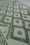 Elegant Moroccan Rug - 5.6 x 8.8 FT | Berber-Inspired Diamond Pattern