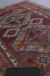 Vintage Moroccan Rug 6 x 8.4 Ft Handwoven Tribal Design | Boho Home Decor