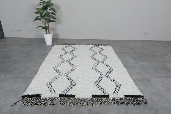 Handmade Moroccan rug - Custom wool rug - Diamond pattern