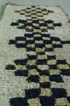 Moroccan Berber Rug – 2.5 x 5.9 ft | Handmade Geometric Wool Carpet