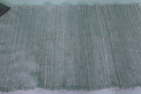 Moroccan Rug – Subtle Gray with Fringe Detailing | 3.1 FT x 4.9 FT