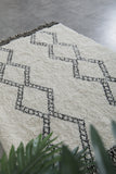 Handmade Moroccan Rug - Custom Wool Rug - Diamond Pattern