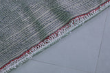 Moroccan Rug – Subtle Gray with Fringe Detailing | 3.1 FT x 4.9 FT