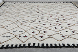 Handwoven Moroccan Wool Rug - Custom Pattern Design