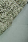 Neutral Moroccan Berber Rug 2 X 5.3 Feet - Subtle Checkerboard Pattern