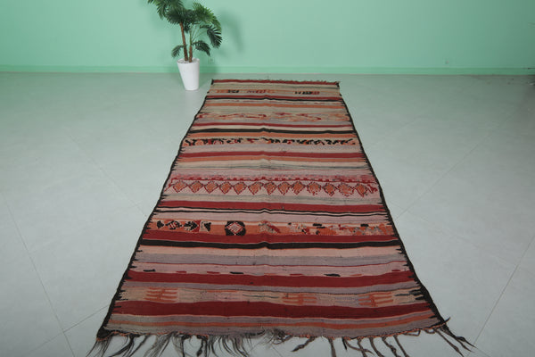 Traditional Moroccan runner rug – 5 FT X 10.8 FT | Handwoven berber design