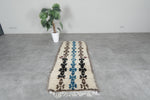 Azilal Rug 2.5 x 6.2 ft Moroccan Handmade Wool Carpet