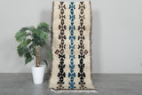 Azilal Rug 2.5 x 6.2 ft Moroccan Handmade Wool Carpet