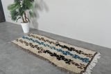 Azilal Rug 2.5 x 6.2 ft Moroccan Handmade Wool Carpet