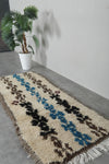 Azilal Rug 2.5 x 6.2 ft Moroccan Handmade Wool Carpet