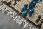 Azilal Rug 2.5 x 6.2 ft Moroccan Handmade Wool Carpet