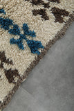 Azilal Rug 2.5 x 6.2 ft Moroccan Handmade Wool Carpet