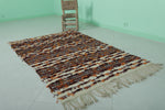 Moroccan Rug – 3.7 FT x 6.1 FT | Handwoven Berber Carpet with Traditional Design