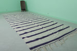 Moroccan Runner Rug – Large 5.6 FT X 13.5 FT Striped Carpet for Hallways