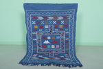 Handmade Moroccan Rug in Blue – 3.2 FT x 4.7 FT | Traditional Berber Design