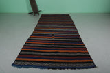 Hallway Moroccan Berber Rug – 5.1 FT X 12 FT | Earthy Toned Striped Design