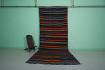 Hallway Moroccan Berber Rug – 5.1 FT X 12 FT | Earthy Toned Striped Design