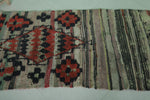 Vintage Handmade Moroccan Runner Rug 2.4 FT X 4.7 FT | Tribal Boho Design