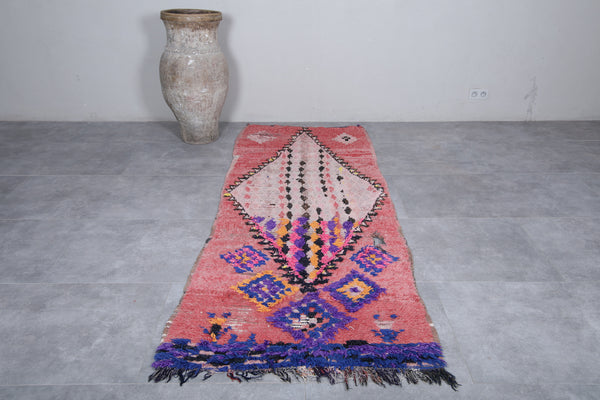 Moroccan runner rug – 3.3 x 8.8 ft | Vintage berber handwoven