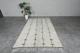 Beni Ourain Rug 5.1 x 7.8 ft – Handmade Moroccan Wool Carpet