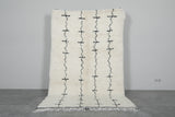 Beni Ourain Rug 5.1 x 7.8 ft – Handmade Moroccan Wool Carpet