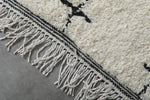Beni Ourain Rug 5.1 x 7.8 ft – Handmade Moroccan Wool Carpet