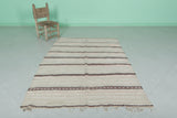 Exquisite Flat-Woven Berber Moroccan Rug | Timeless Handwoven Beauty