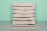 Exquisite Flat-Woven Berber Moroccan Rug | Timeless Handwoven Beauty